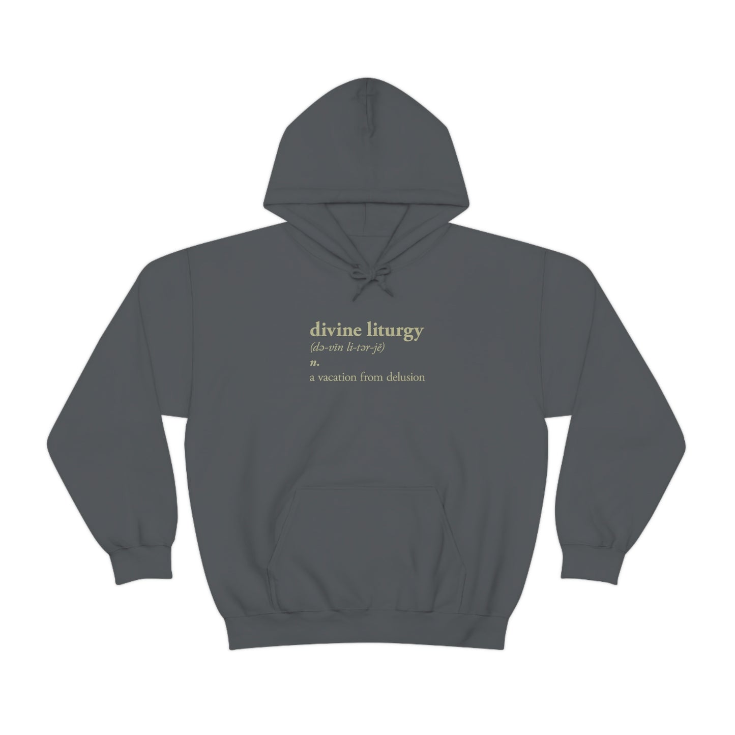 Divine Liturgy Definition No. 1 | Orthodox Christian Hoodie / Hooded Sweatshirt