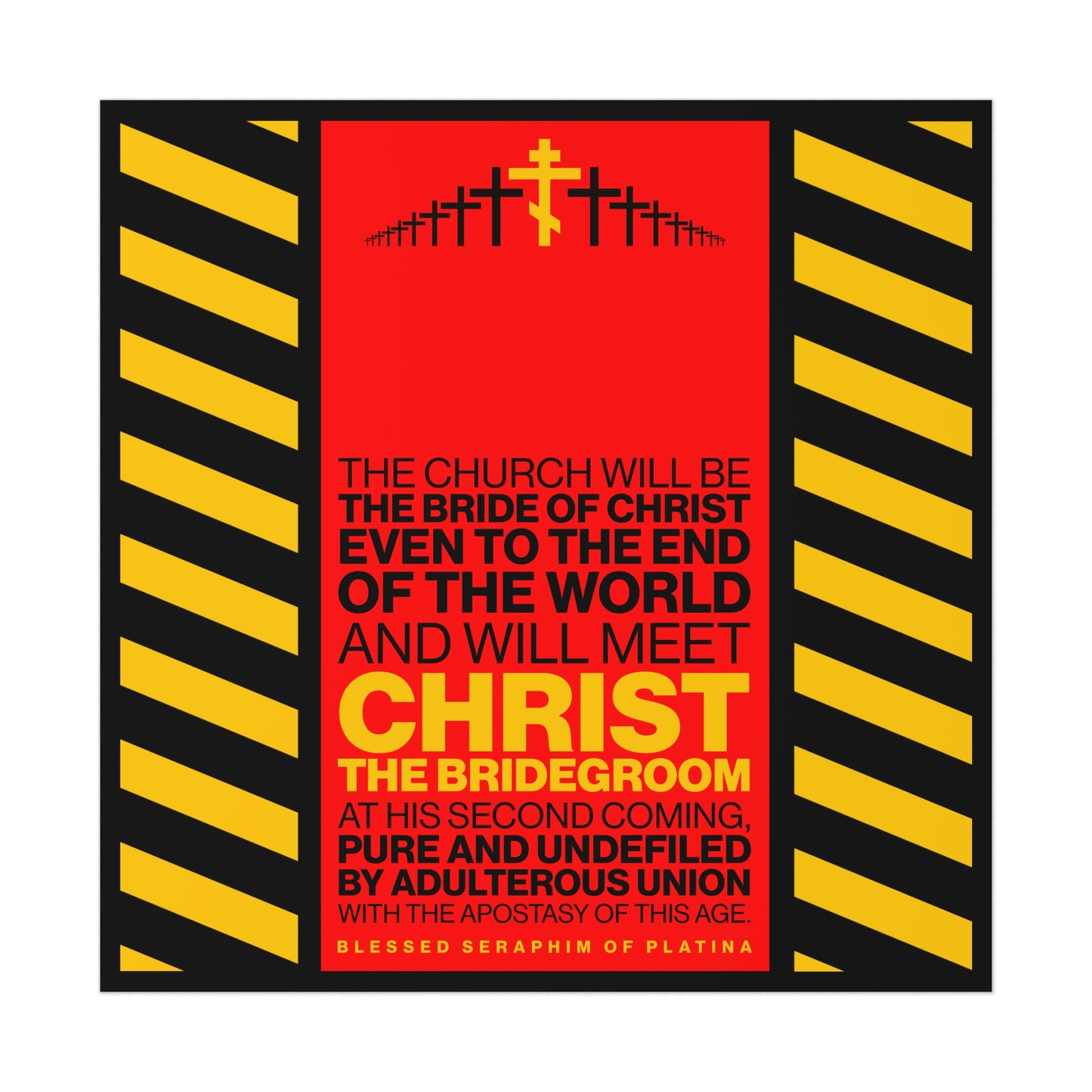 The Church Will Be the Bride of Christ No. 1 | Orthodox Christian Art Poster