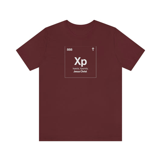 Atomic Christogram | Physical Reality is Symbolic of Christ | Science Design | Periodic Table of Elements | Orthodox Christian T-Shirt