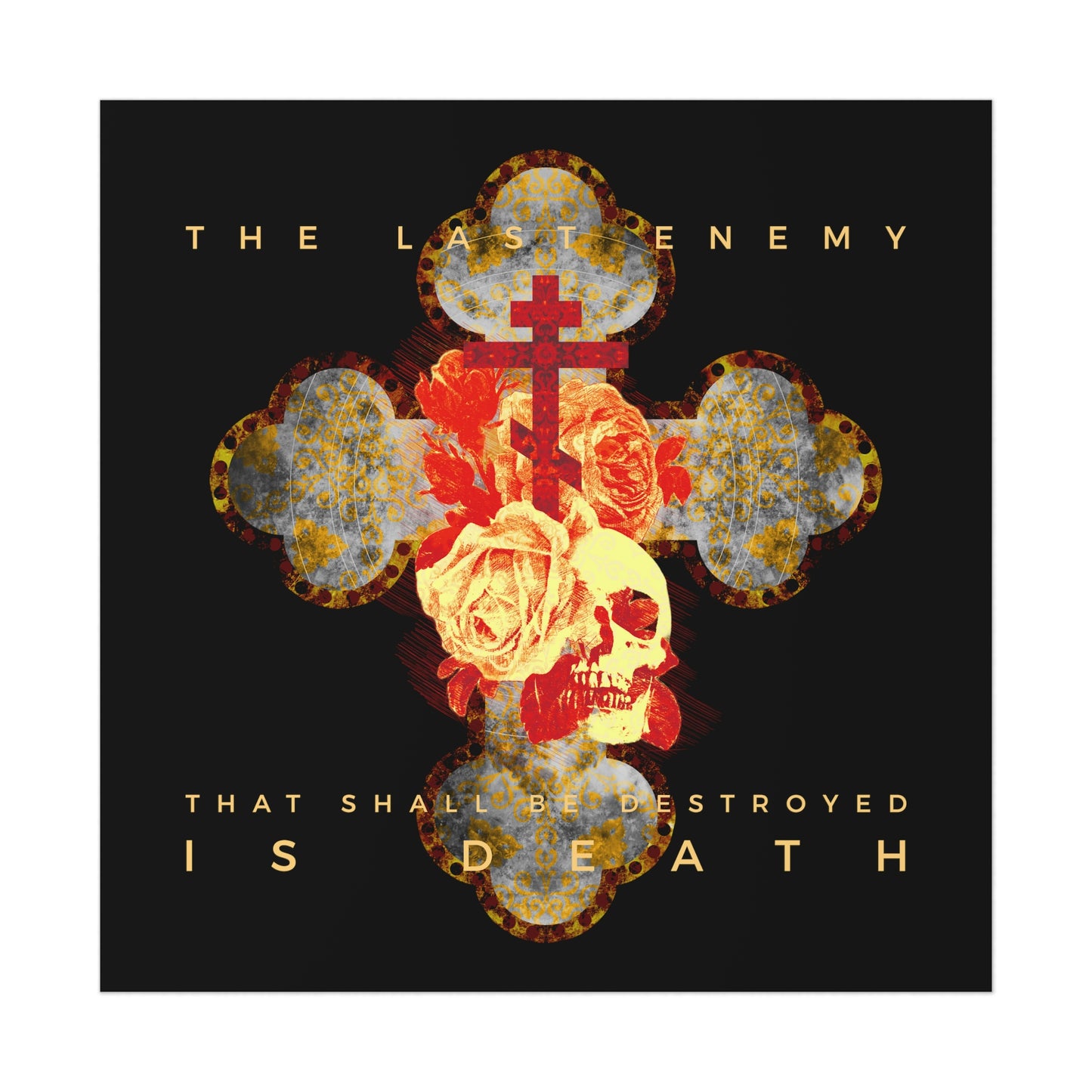 The Final Enemy That Shall Be Destroyed No.2 | Orthodox Christian Art Poster