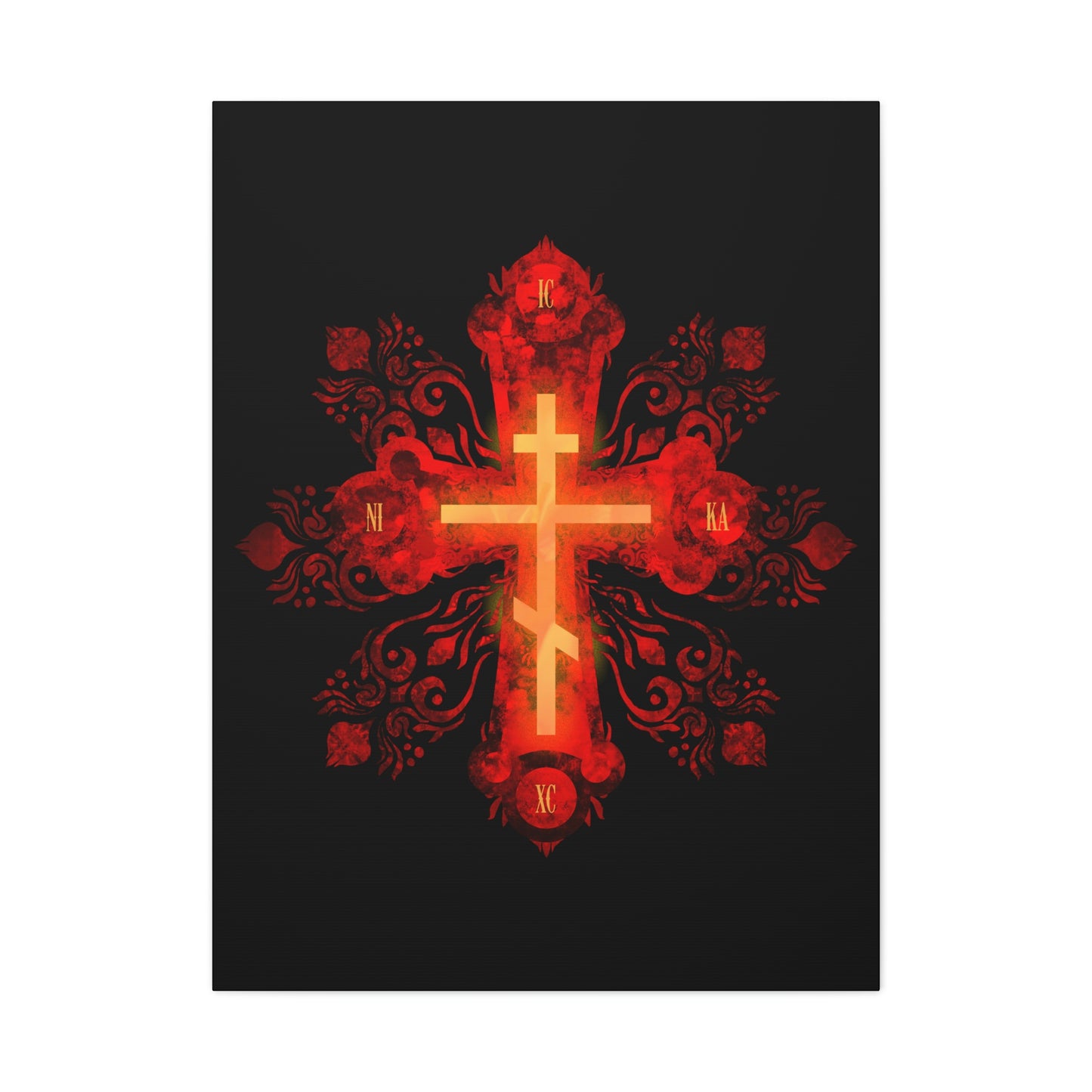 Art Cross: Russian Animation Style No. 1 | Orthodox Christian Canvas Art