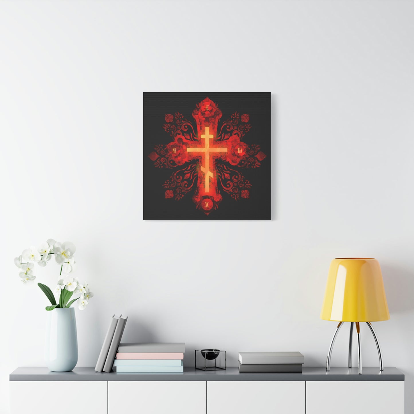 Art Cross: Russian Animation Style No. 1 | Orthodox Christian Canvas Art