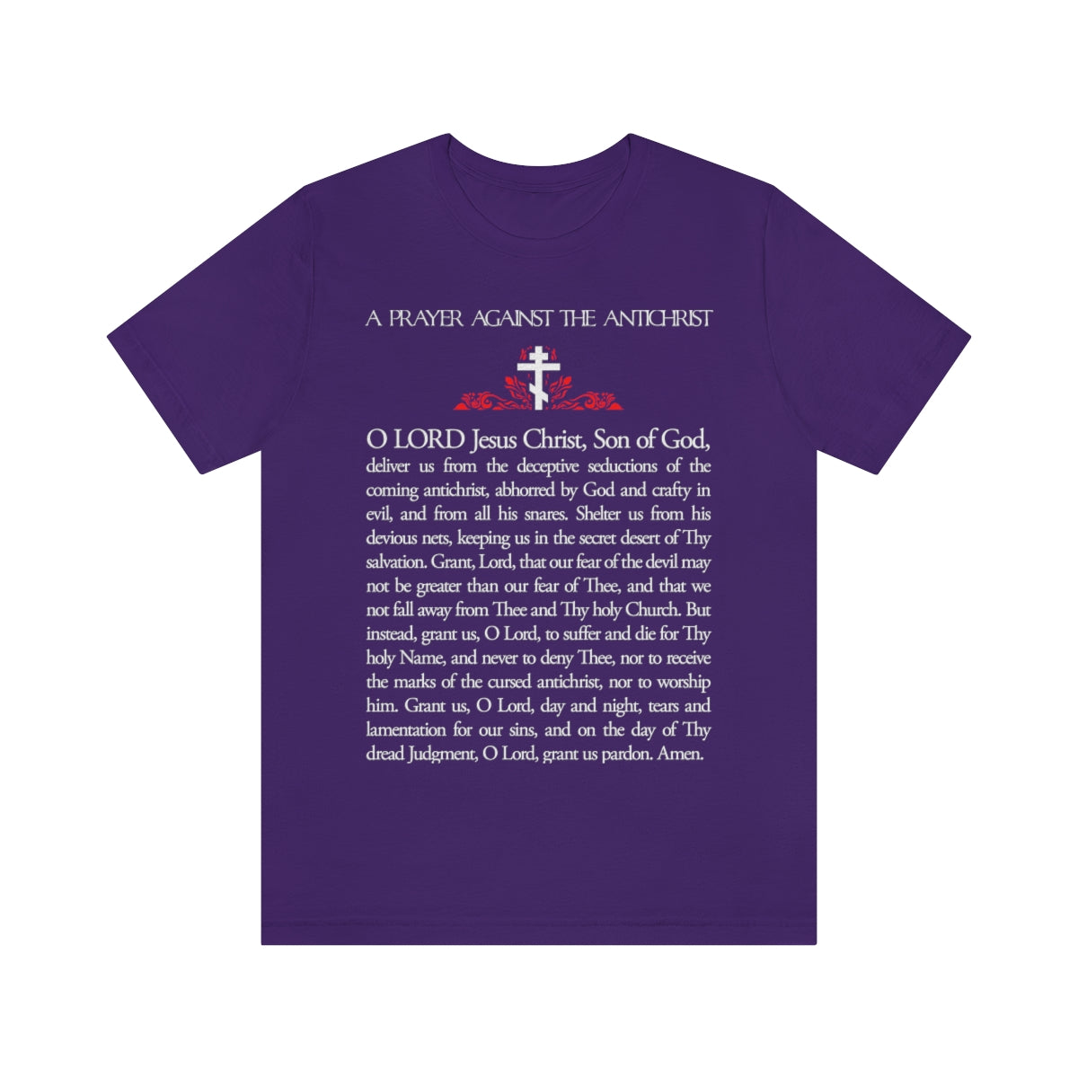 Prayer Against the Antichrist No. 1 | Orthodox Christian T-Shirt