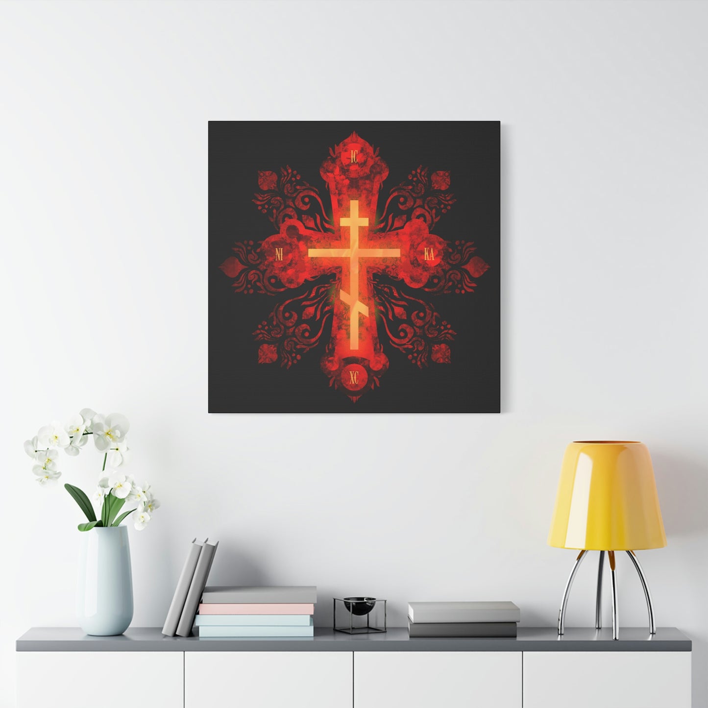 Art Cross: Russian Animation Style No. 1 | Orthodox Christian Canvas Art