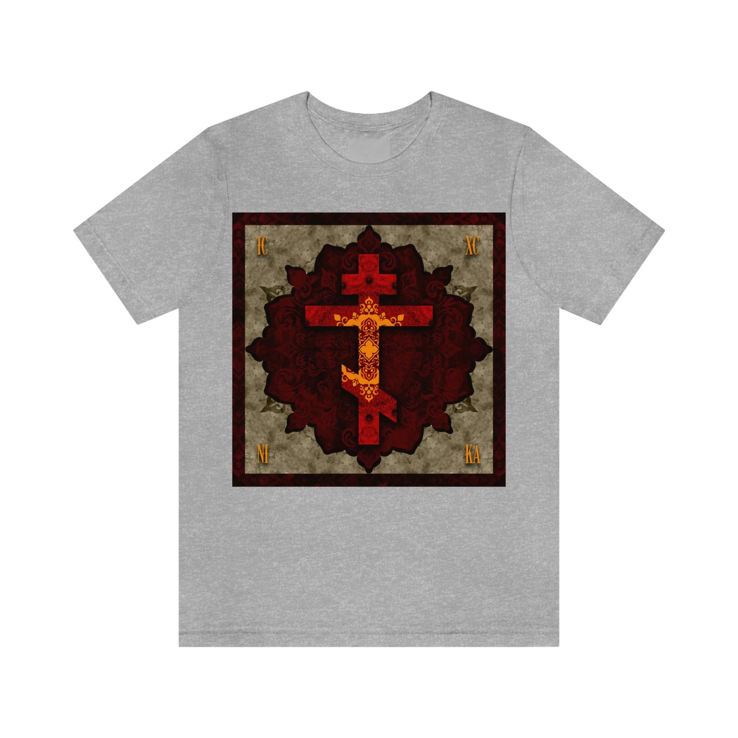 Art Cross: Ætheric Rose Window Cross Design No. 30 | Orthodox Cross
