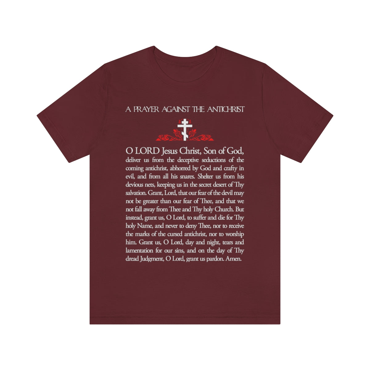 Prayer Against the Antichrist No. 1 | Orthodox Christian T-Shirt