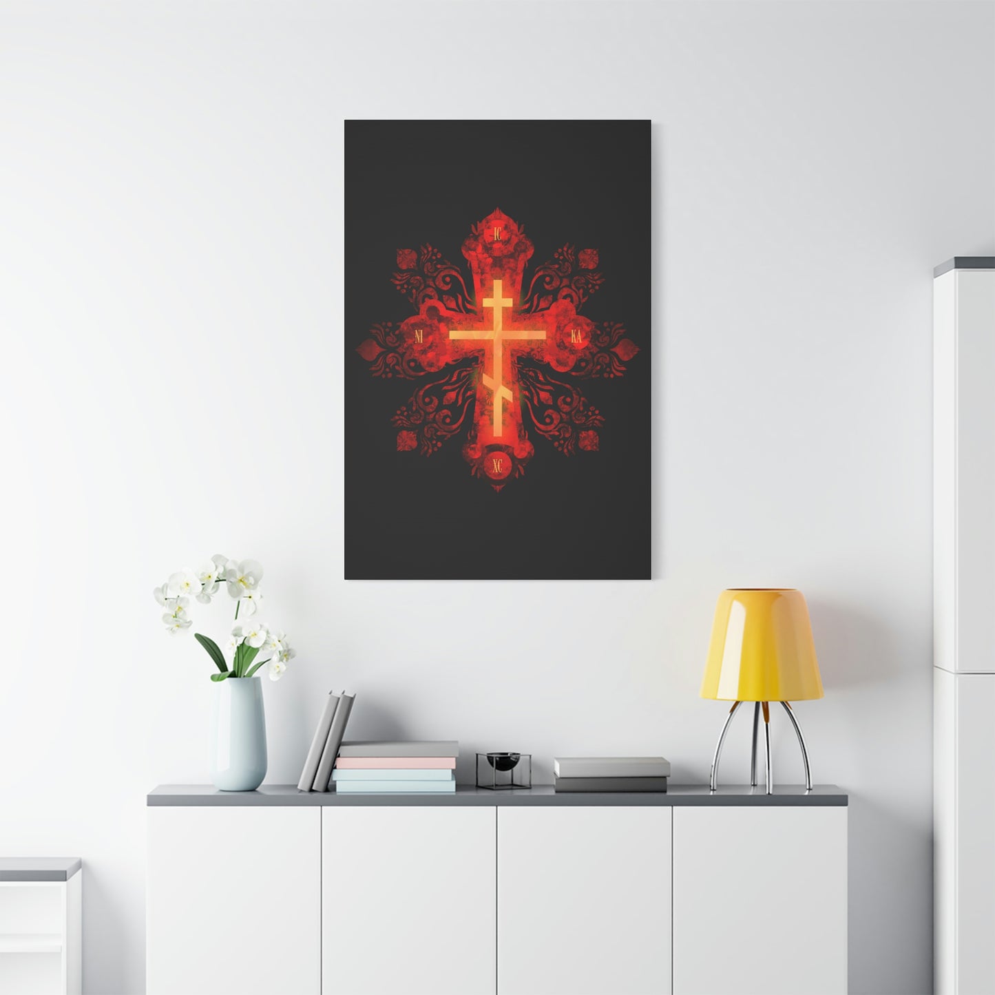Art Cross: Russian Animation Style No. 1 | Orthodox Christian Canvas Art