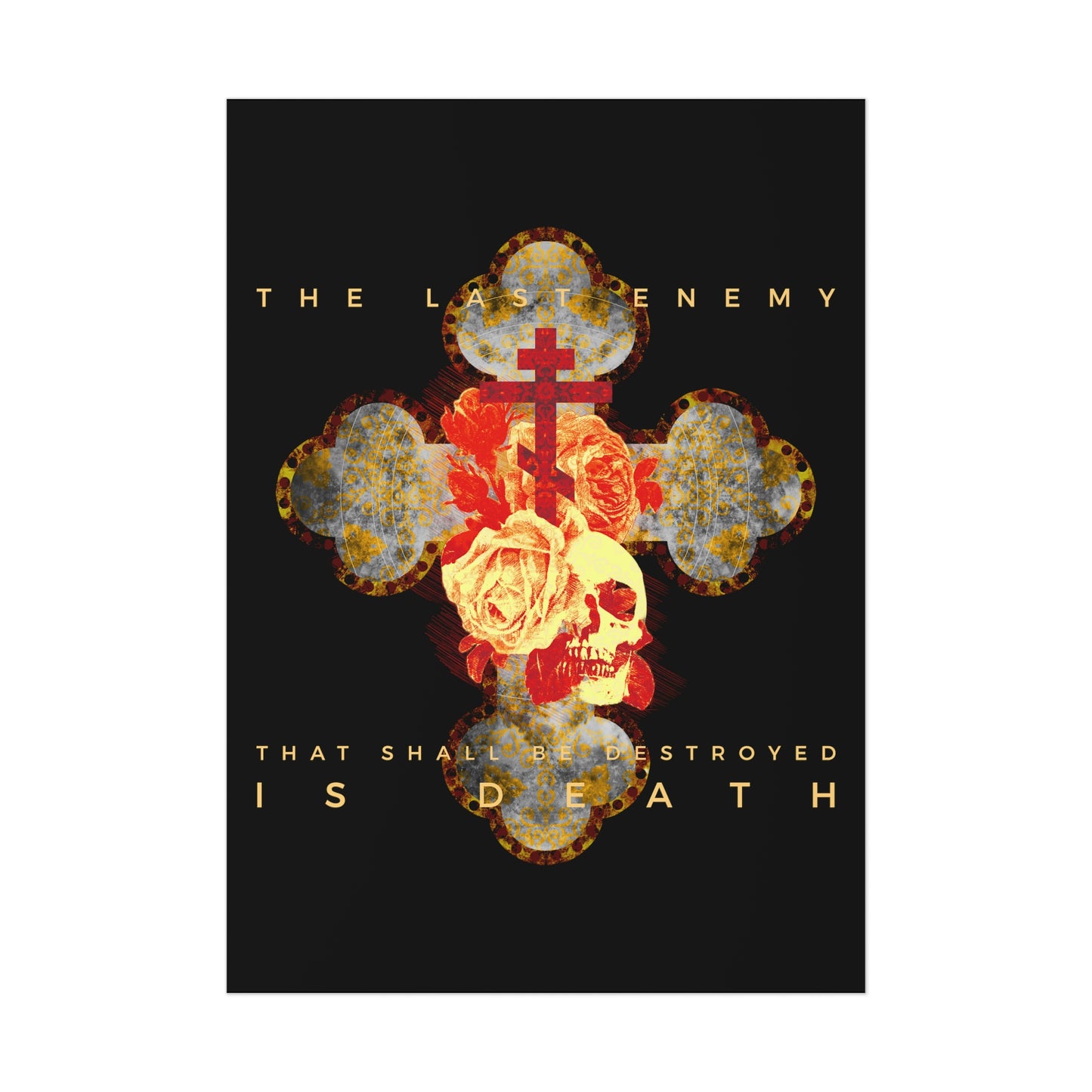 The Final Enemy That Shall Be Destroyed No.2 | Orthodox Christian Art Poster