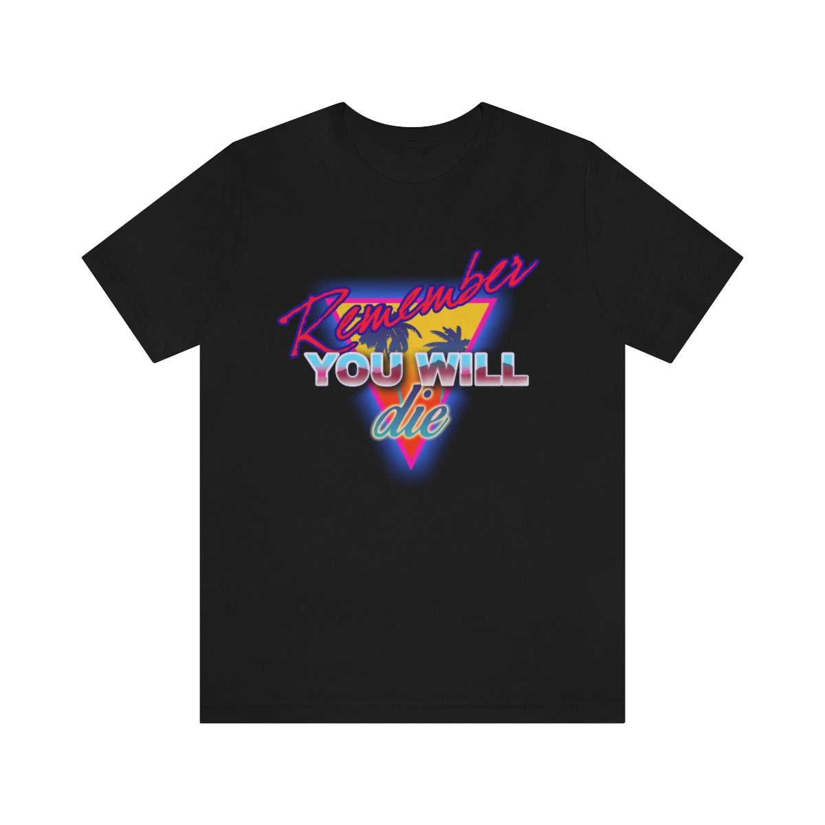 Remember You Will Die No. 1 (80s/Retro/Synthwave Style) | Orthodox Christian T-Shirt