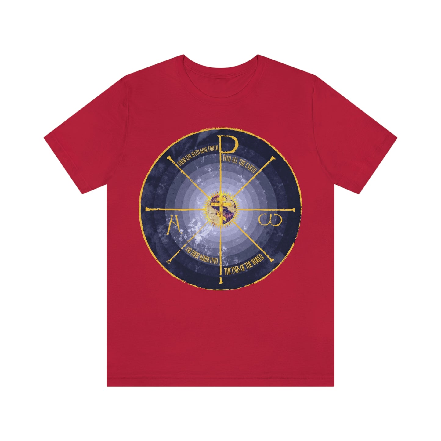 Geocentric Cross & Chi Rho No. 1 | Orthodox Christian T-Shirt