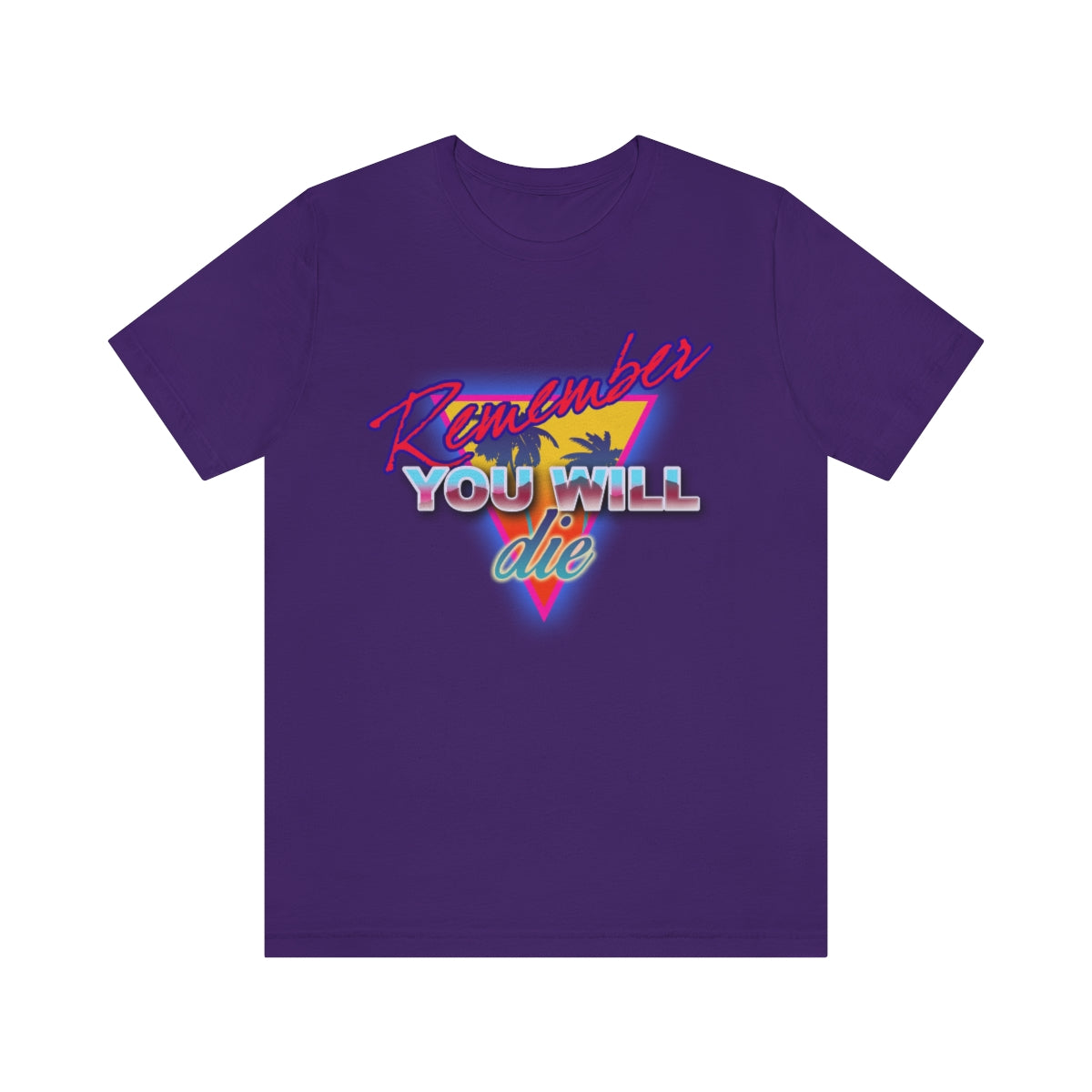 Remember You Will Die No. 1 (80s/Retro/Synthwave Style) | Orthodox Christian T-Shirt