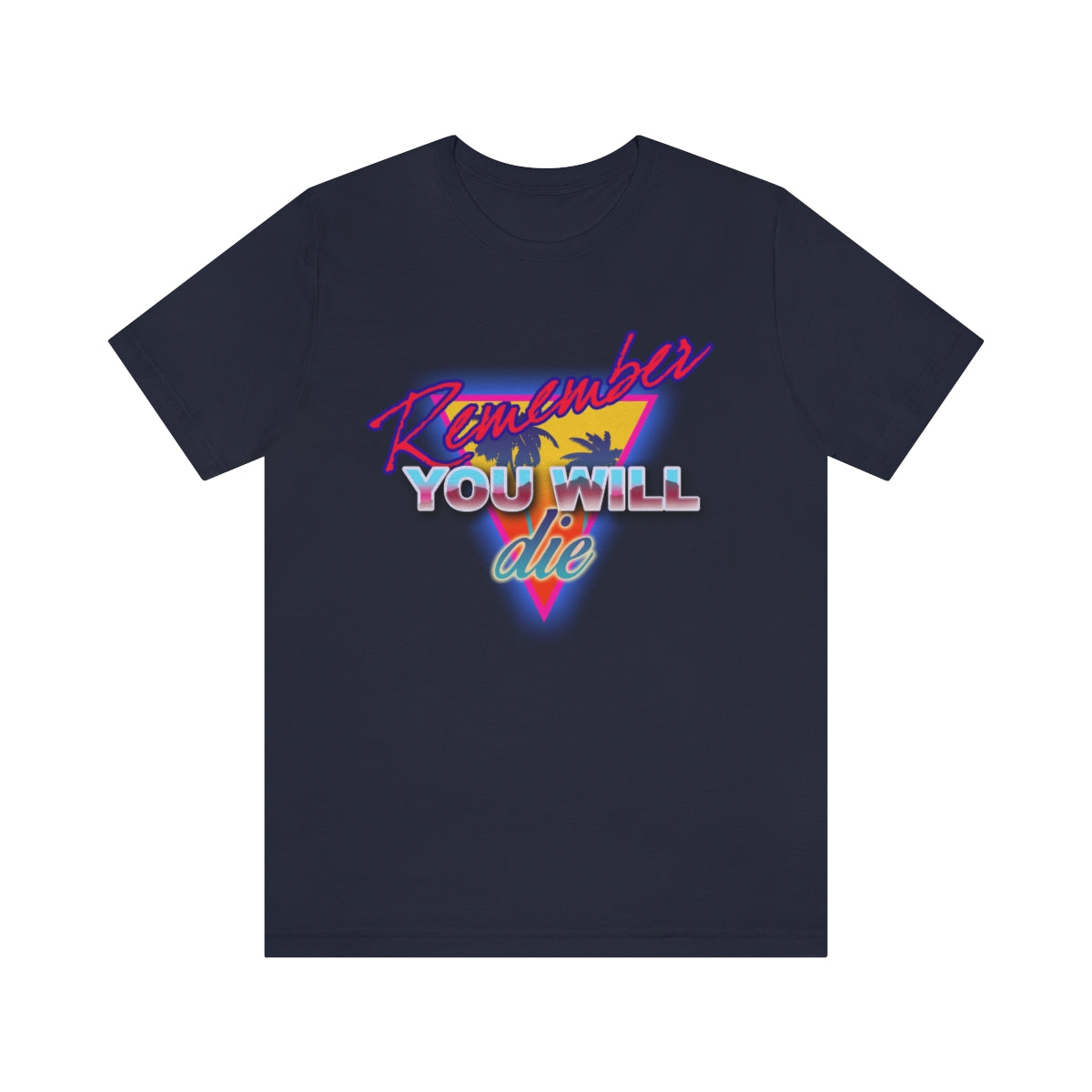 Remember You Will Die No. 1 (80s/Retro/Synthwave Style) | Orthodox Christian T-Shirt