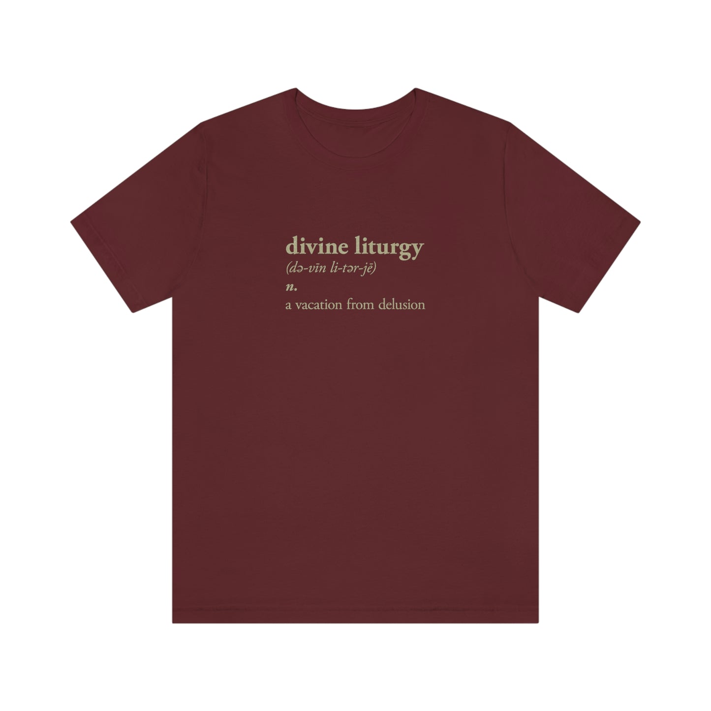 Divine Liturgy Definition No. 1 | Orthodox Christian T-Shirt