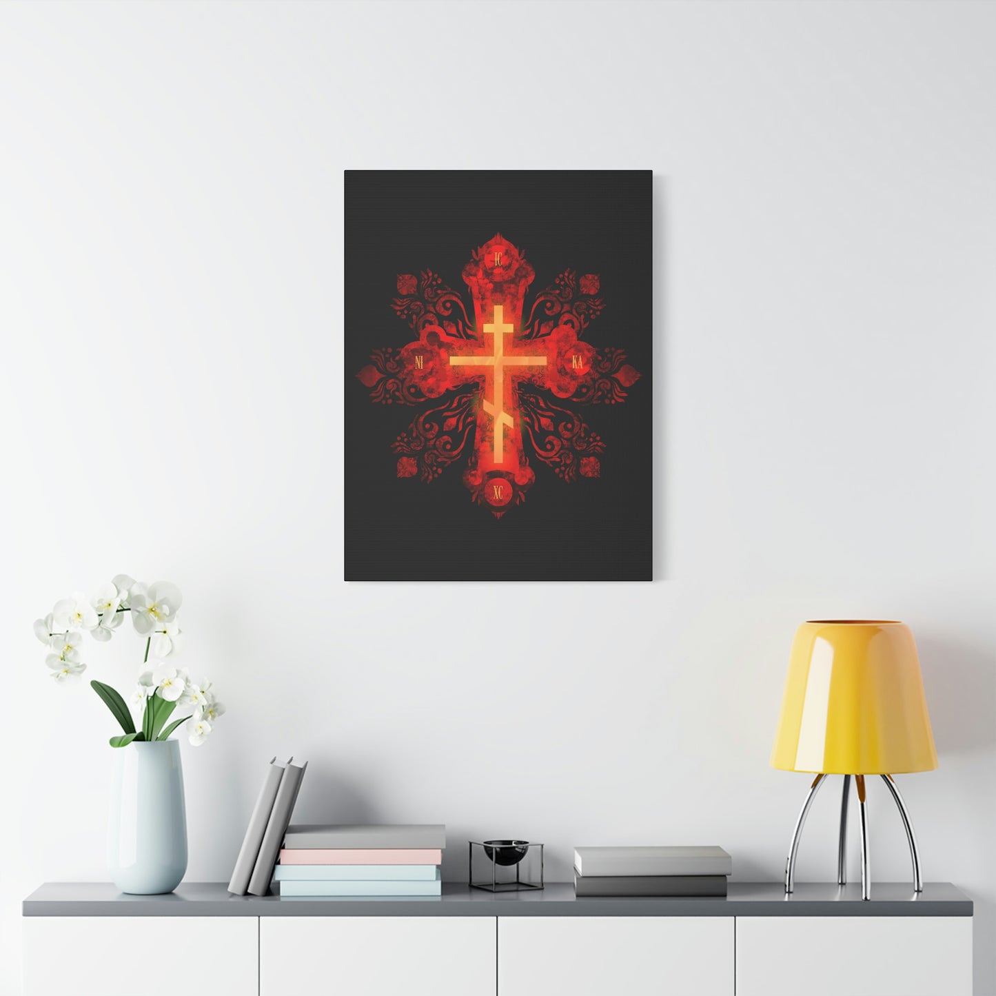 Art Cross: Russian Animation Style No. 1 | Orthodox Christian Canvas Art