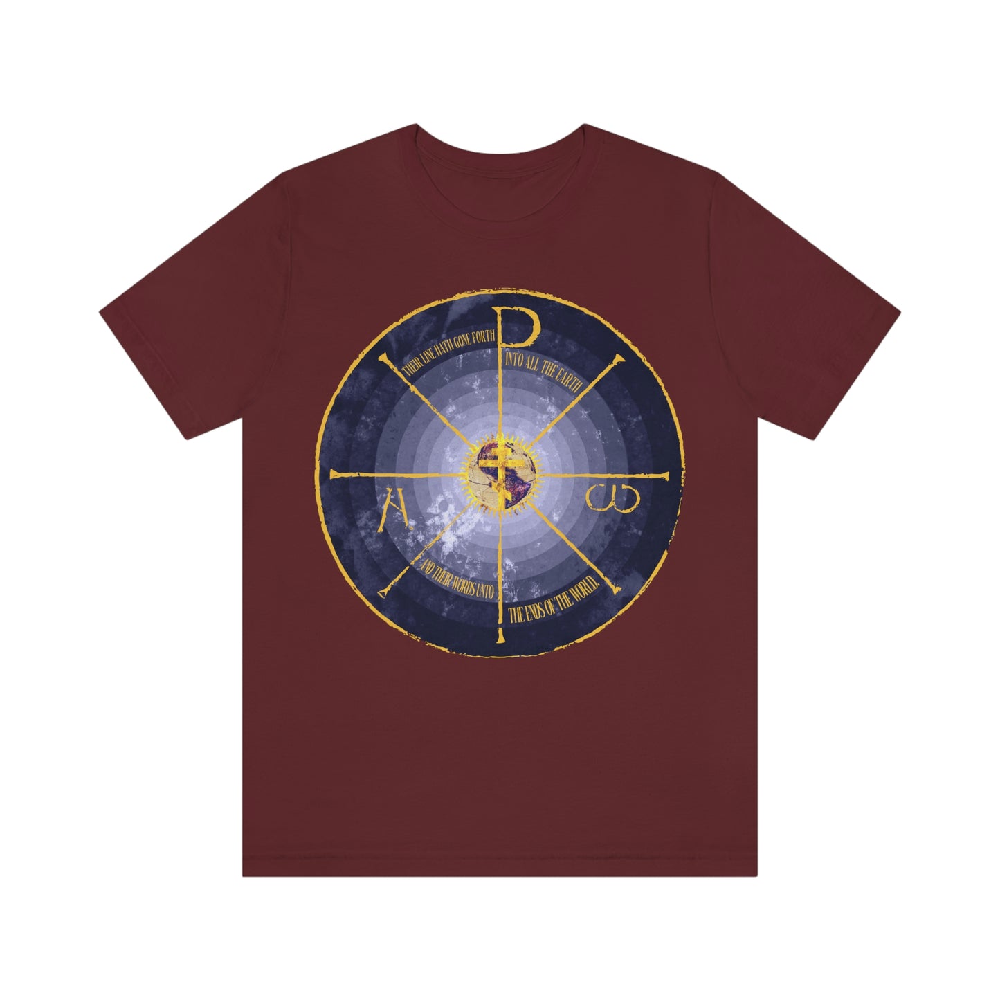 Geocentric Cross & Chi Rho No. 1 | Orthodox Christian T-Shirt