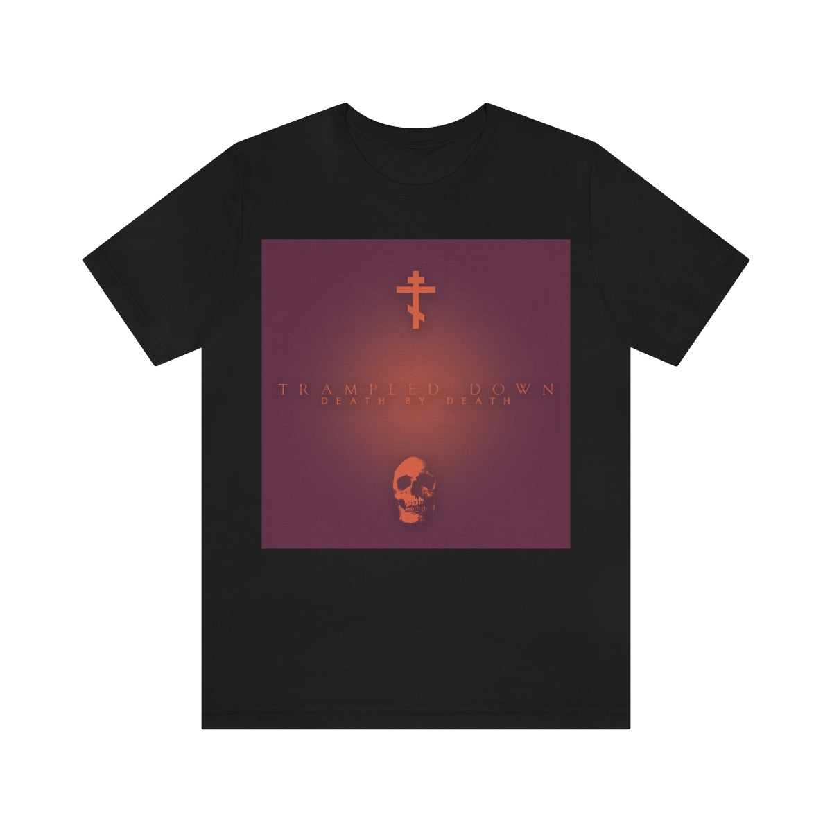 Trampled Down Death By Death No. 1 (Purple Design) | Orthodox Christian T-Shirt