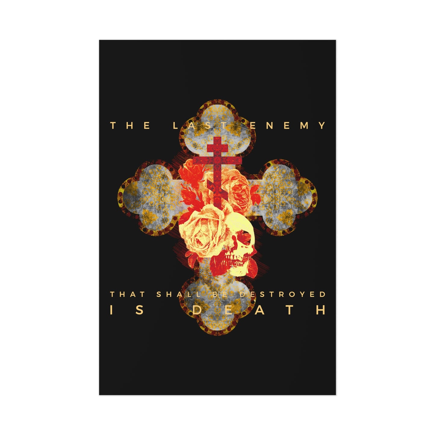 The Final Enemy That Shall Be Destroyed No.2 | Orthodox Christian Art Poster