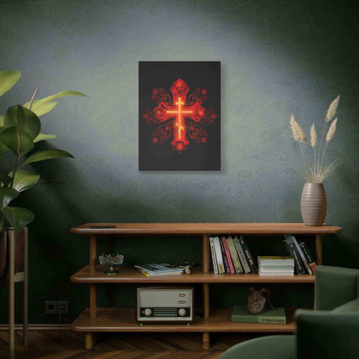 Art Cross: Russian Animation Style No. 1 | Orthodox Christian Canvas Art