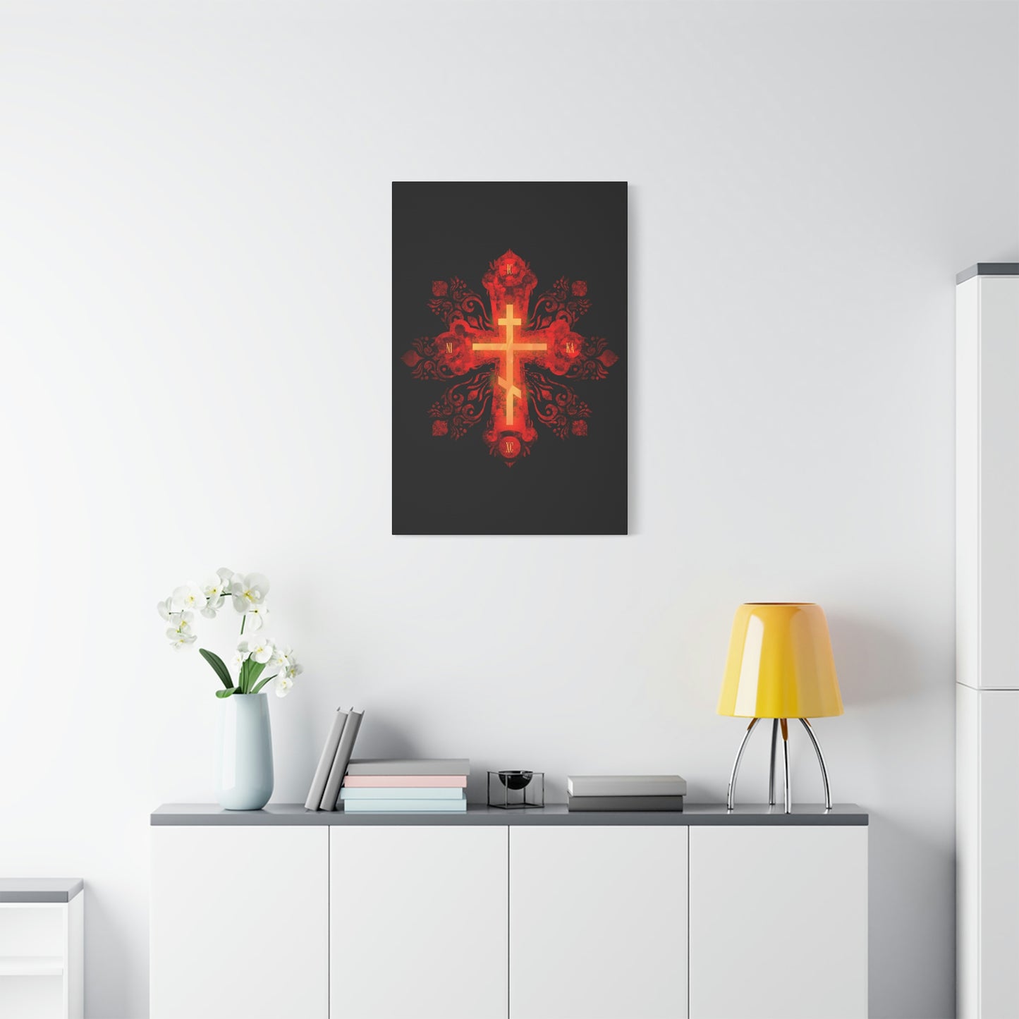 Art Cross: Russian Animation Style No. 1 | Orthodox Christian Canvas Art
