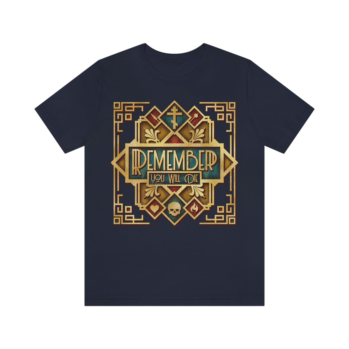 Remember You Will Die: Art Deco Design No.2 | Orthodox Christian T-Shirt