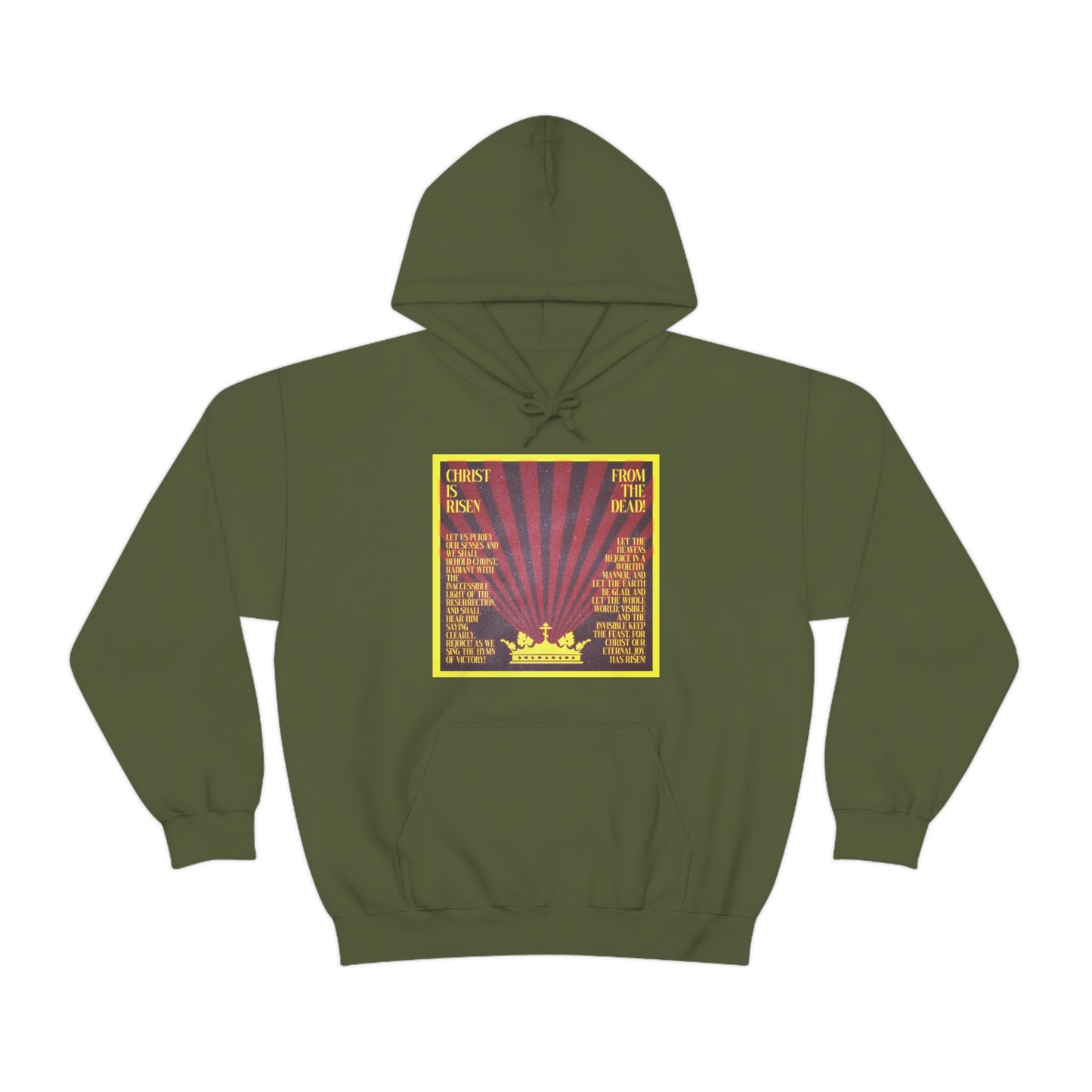 Christ is Risen From the Dead No. 1 | Orthodox Christian Hoodie / Hooded Sweatshirt