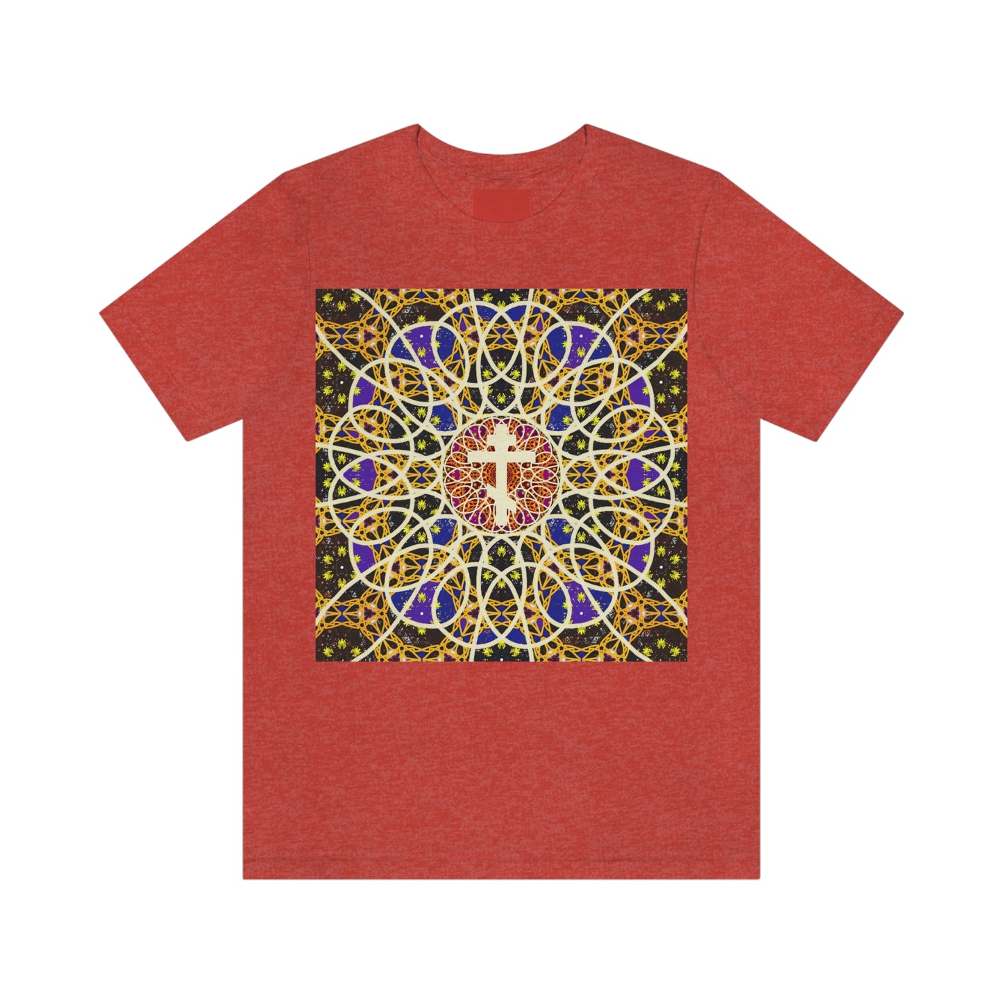 Art Cross: Rose Window No. 1 | Orthodox Christian T-Shirt