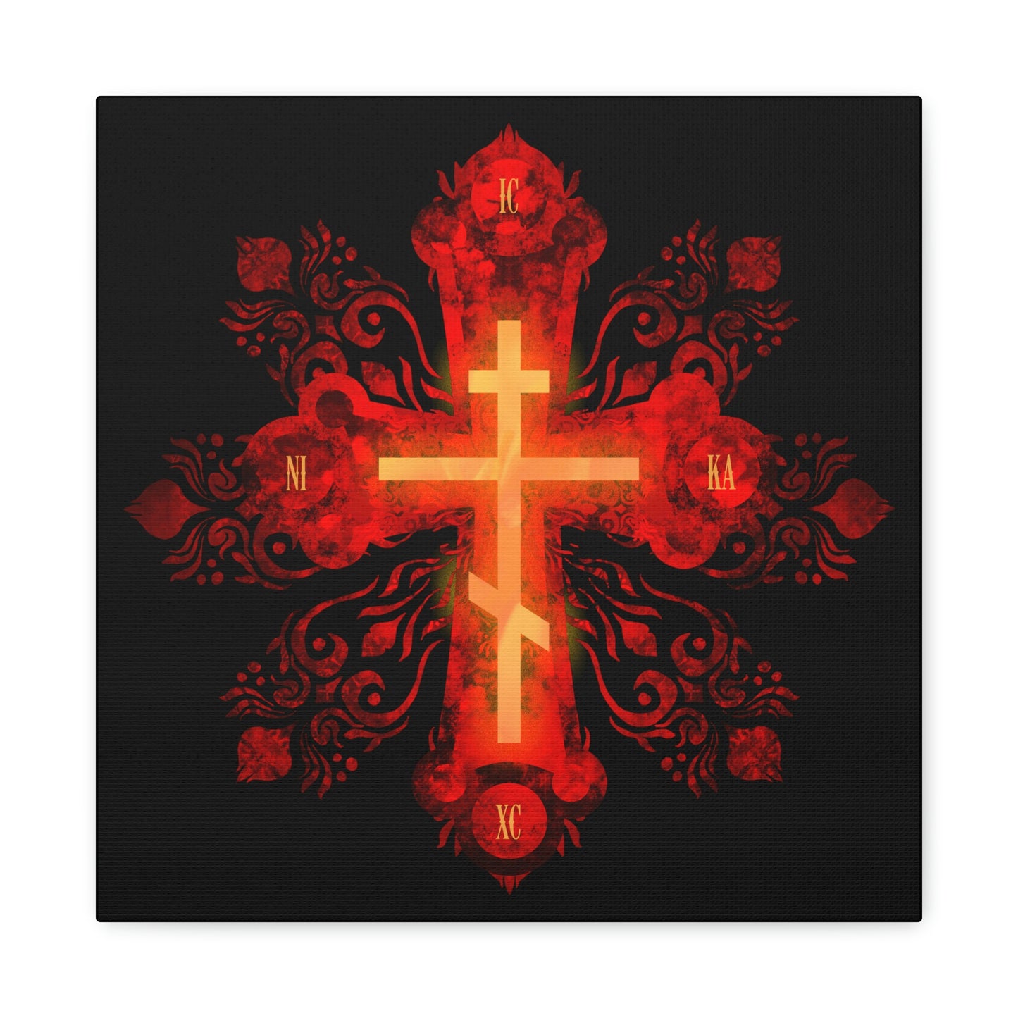 Art Cross: Russian Animation Style No. 1 | Orthodox Christian Canvas Art