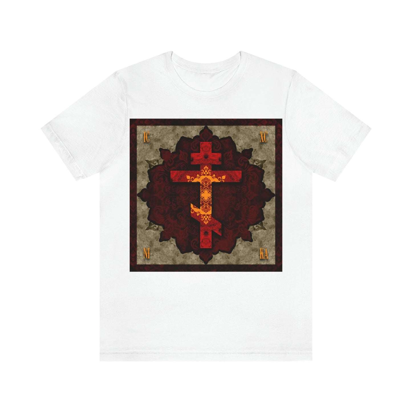 Art Cross: Ætheric Rose Window Cross Design No. 30 | Orthodox Cross
