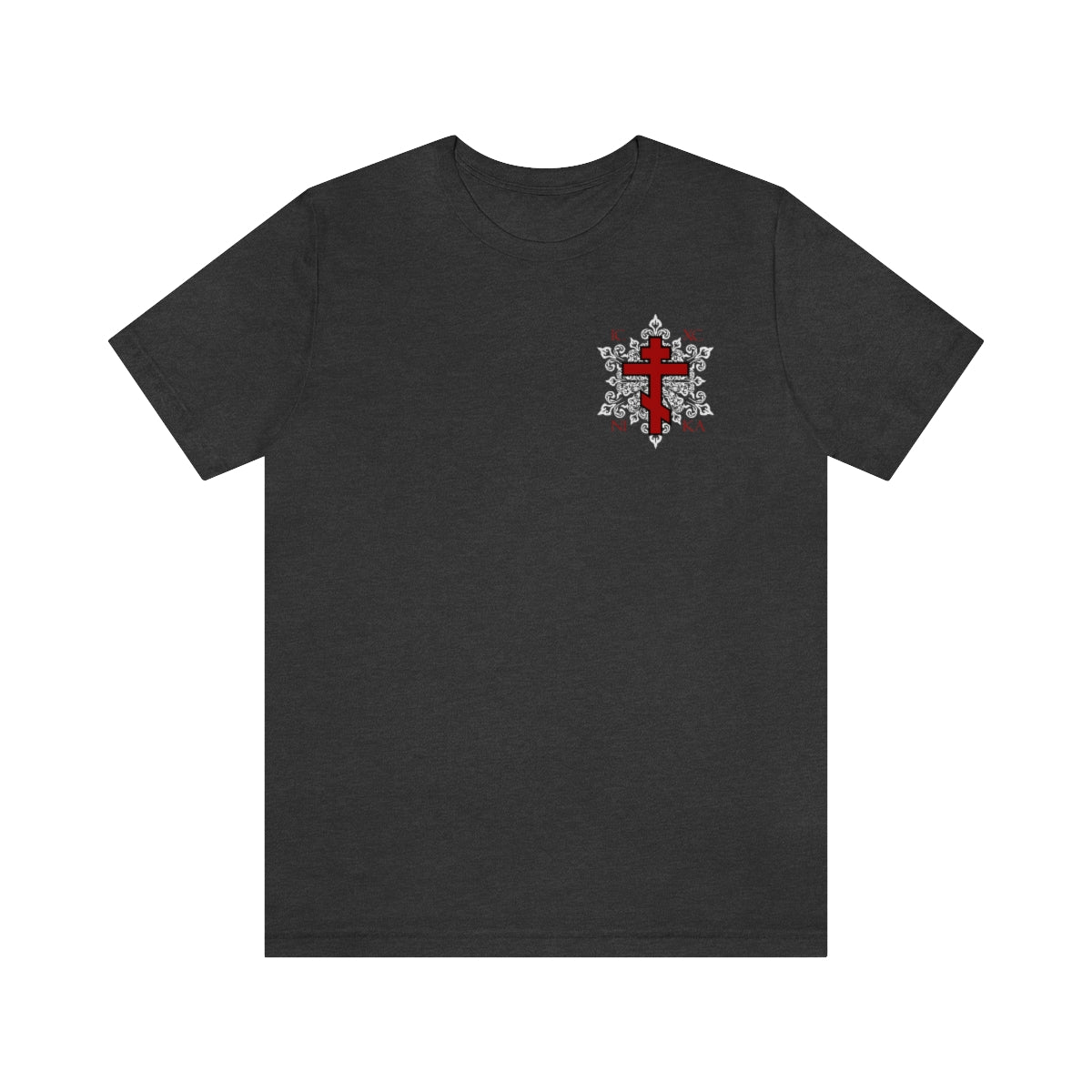 IC XC / NIKA Ornate Cross Small Design No. 1 | Orthodox Christian T-Shirt