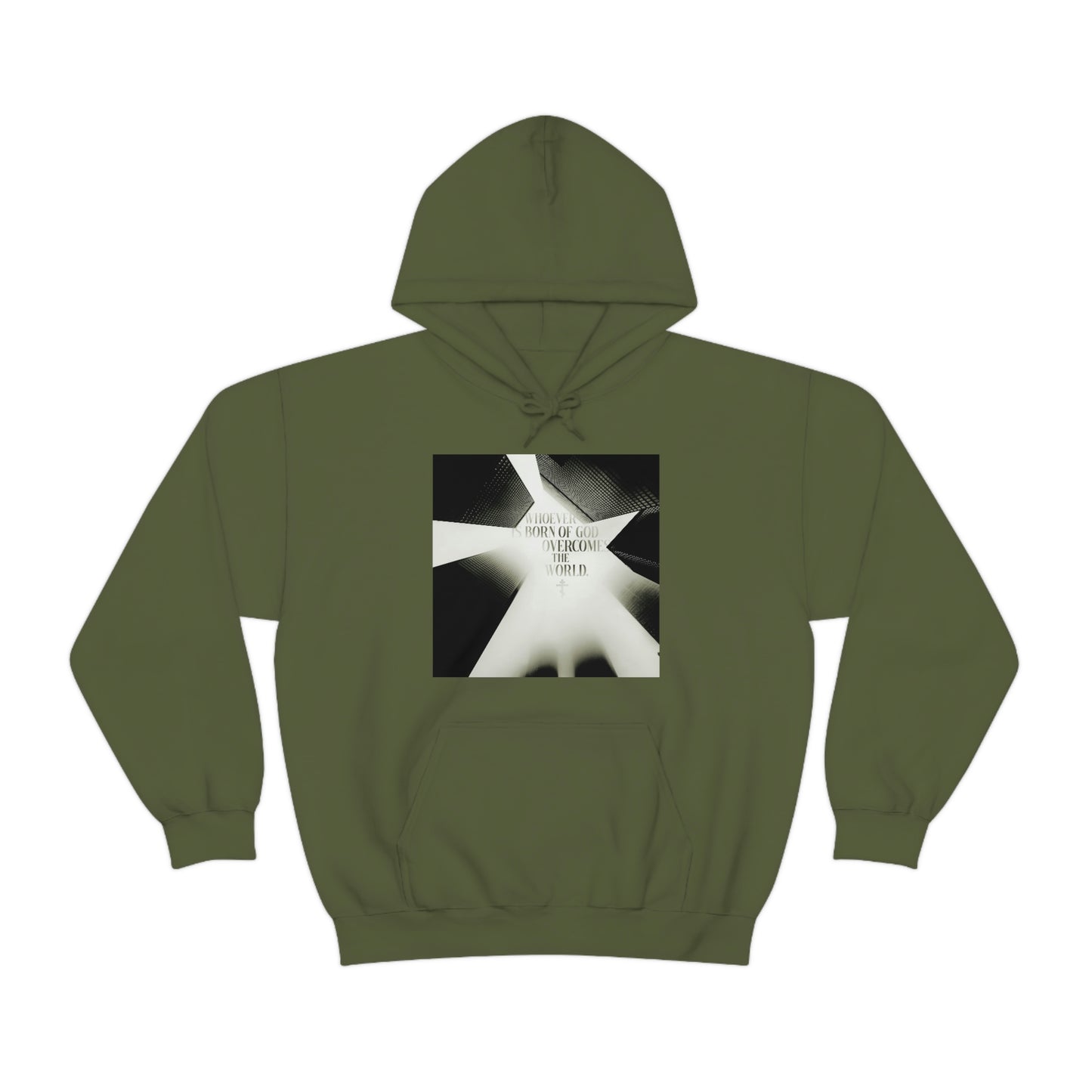 Whoever is Born of God Overcomes the World No.1 | Orthodox Christian Hoodie / Hooded Sweatshirt