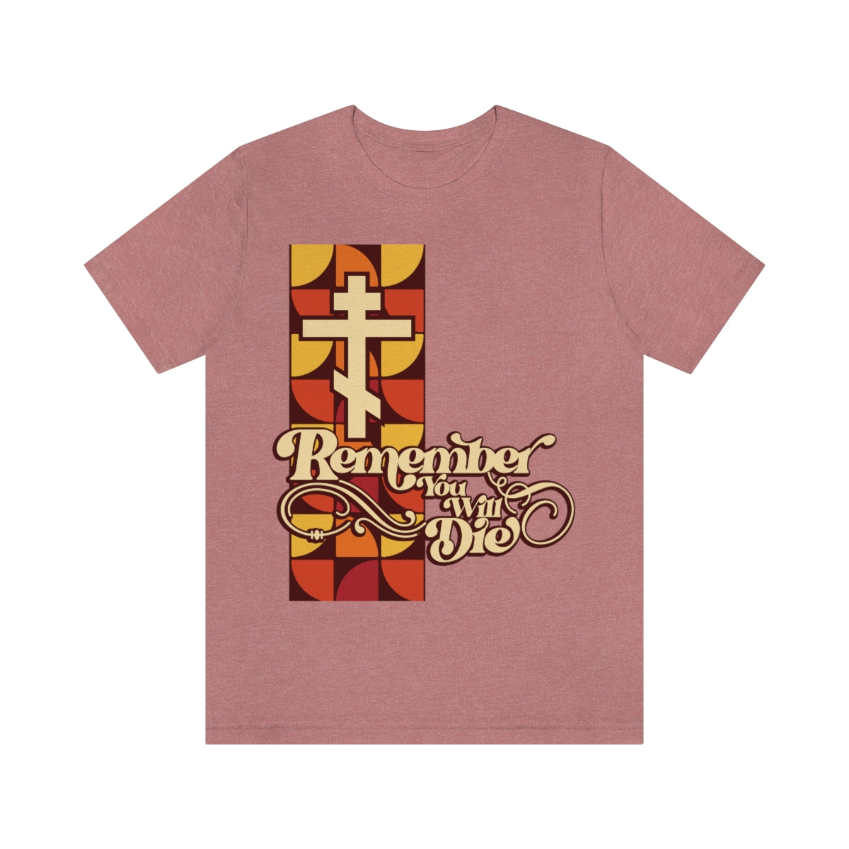 Remember You Will Die RYWD 70's Design No. 2 | Orthodox Christian T-Shirt