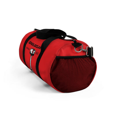 Idoloclast Idol-Smasher | Jesus NIKA Fist w/ Sledgehammer on Red Background | Smash Your Passions | Orthodox Christian Gym Duffel Bag