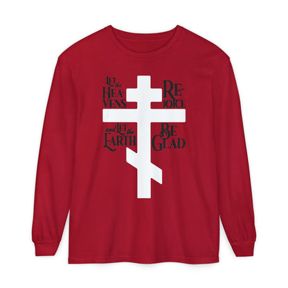 Let the Heavens Rejoice | Psalm 96 (95 Septuagint) | Orthodox Christian Liturgical Hymn | Russian Cross | Orthodox Christian Long Sleeve Shirt