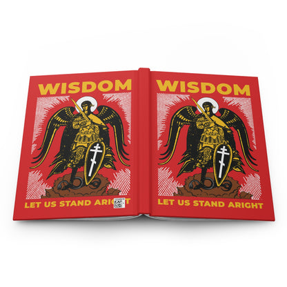 Wisdom: Let Us Stand Aright (Archangel Michael) No.1 | Orthodox Christian Accessory | Hardcover Journal