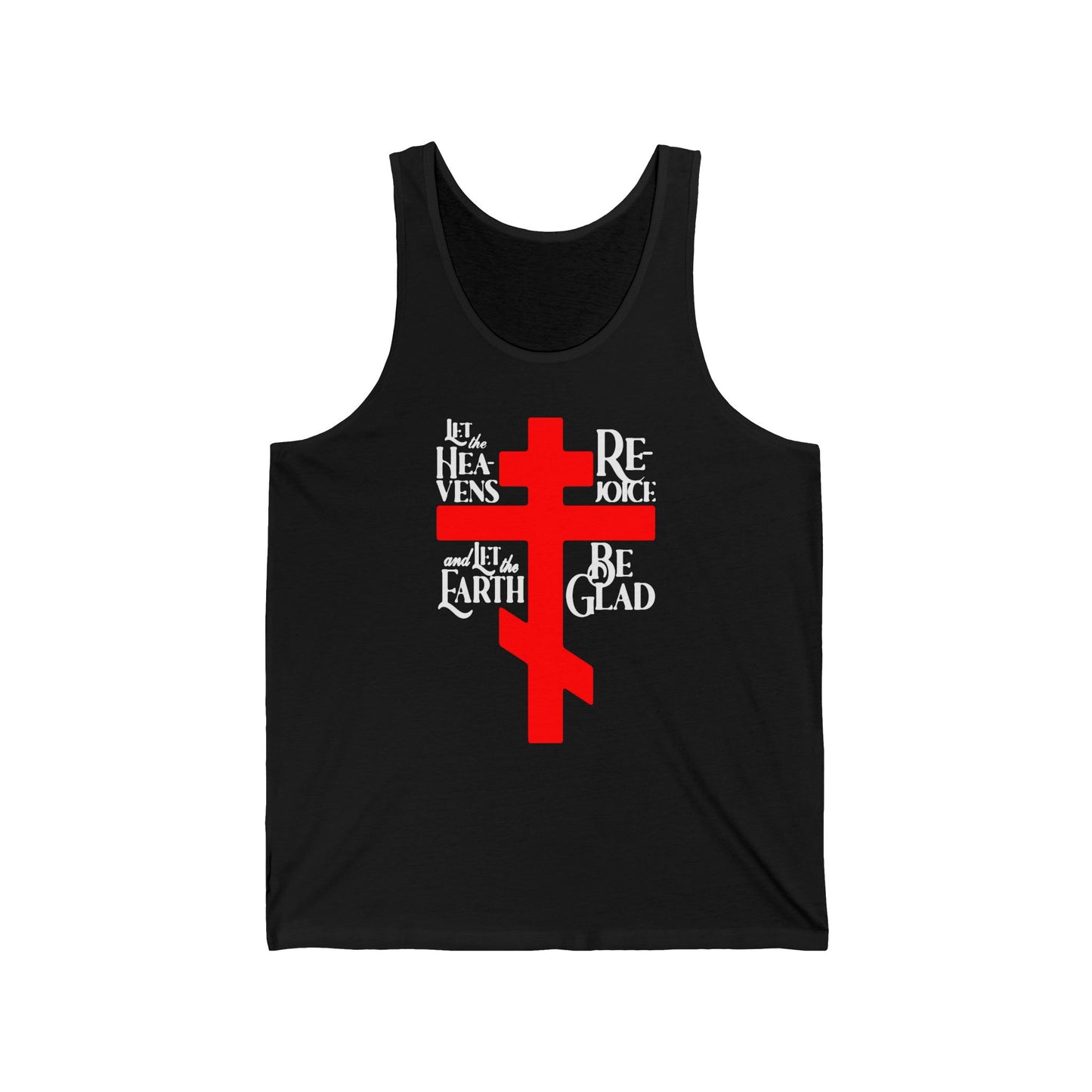 Let the Heavens Rejoice | Psalm 96 (95 Septuagint) | Orthodox Christian Liturgical Hymn | Russian Cross | Orthodox Christian Tank Top