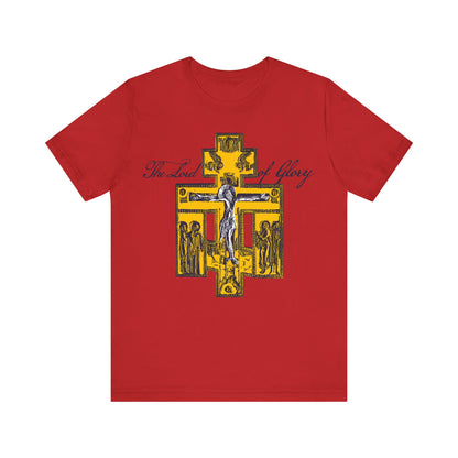 The Lord of Glory | Russian Golgotha Crucifix IconoGraphic | 1 Corinthians 2:8 | Orthodox Christian T-Shirt