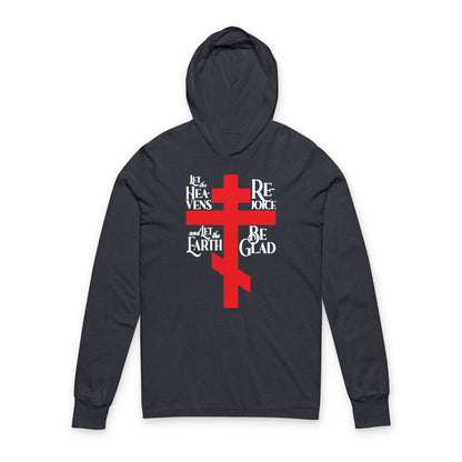 Let the Heavens Rejoice | Psalm 96 (95 Septuagint) | Orthodox Christian Liturgical Hymn | Russian Cross | Orthodox Long Sleeve Hooded Shirt