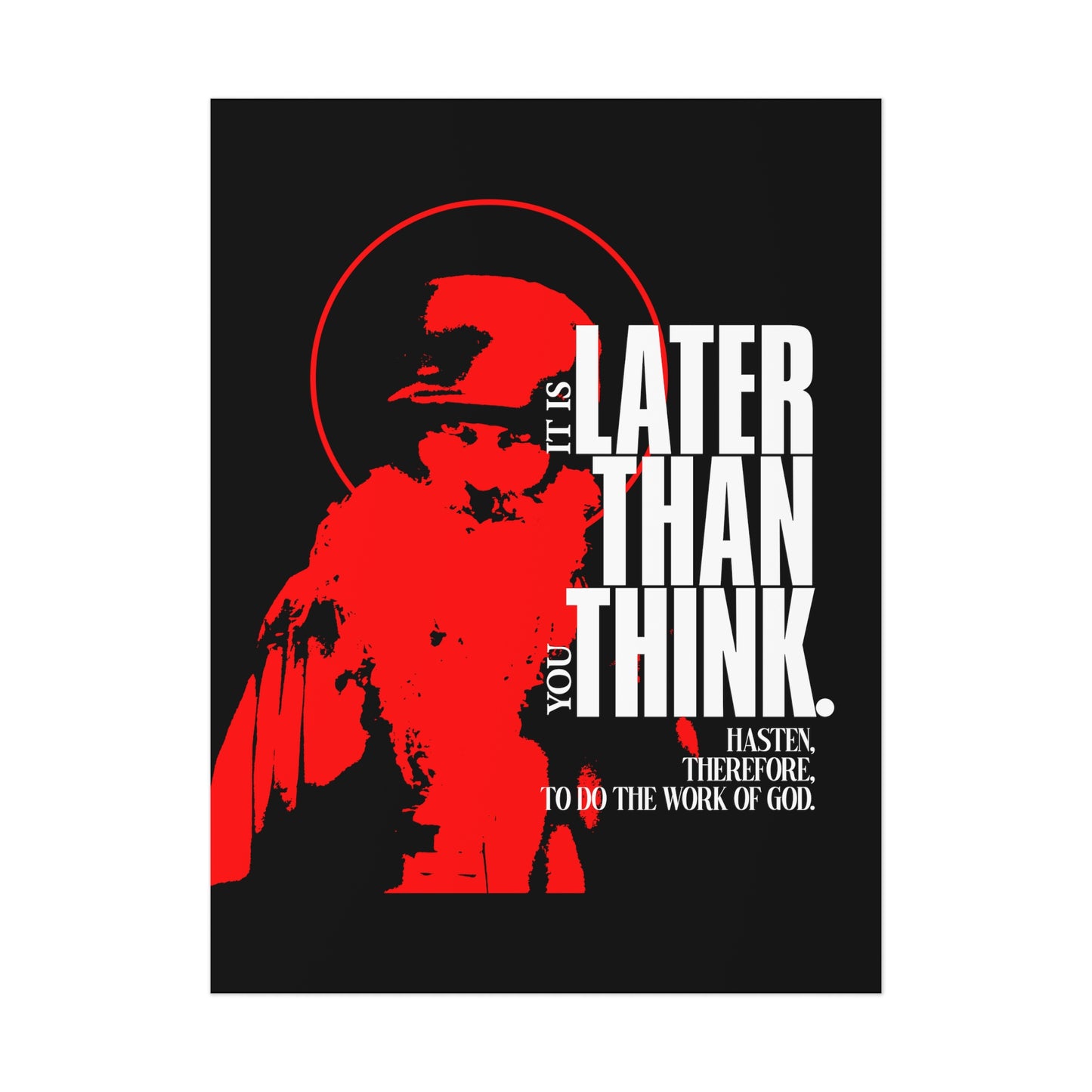 It's Later Than You Think (Fr Seraphim Rose) No. 12 | Orthodox Christian Art Poster