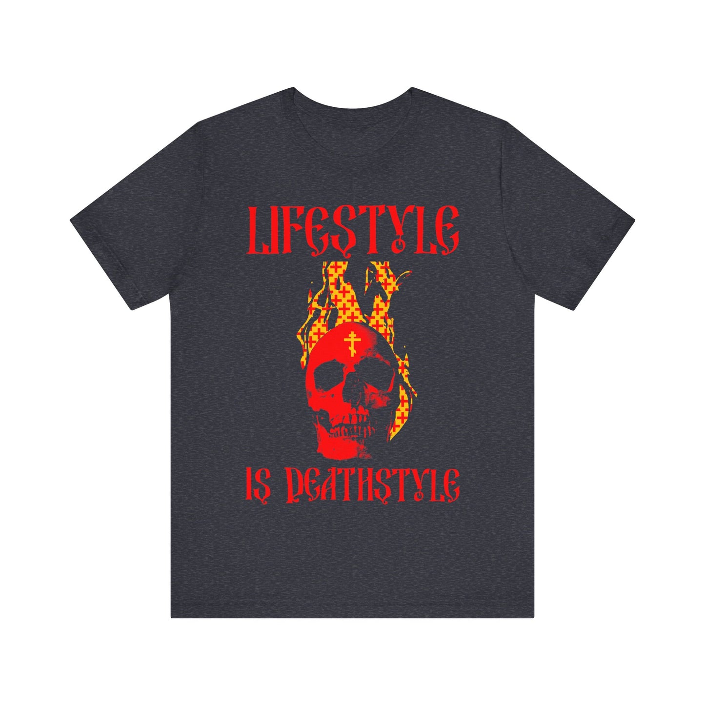 Lifestyle is Deathstyle No.1 | Orthodox Christian Cotton T-Shirt