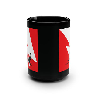 Shall Not Prevail | Satan Fell from Heaven Like Lightning (Luke 10:18) | Minimalist Design | Orthodox Christian 15oz Black Mug