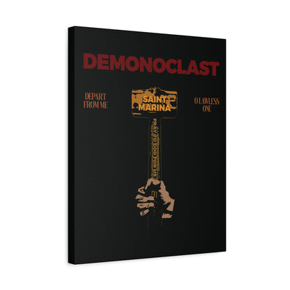 Demonoclast | St. Marina's Hammer | NIKA Fist | Christ Conquers | Demon Smasher | Unseen Warfare | Christian Martyrdom | Orthodox Canvas Art