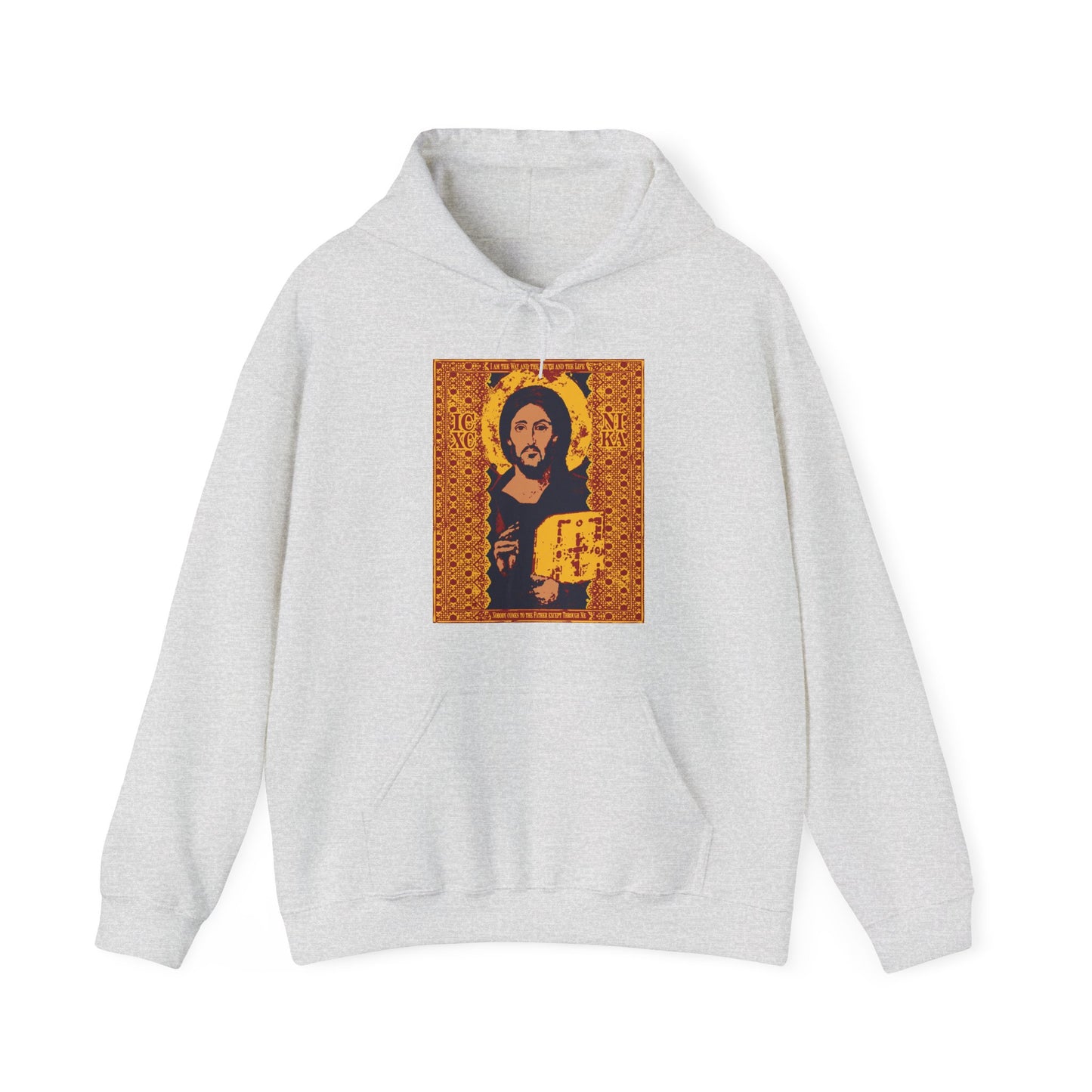 Jesus Christ Sinai Pantocrator IconoGraphic No. 1 | Orthodox Christian Hoodie