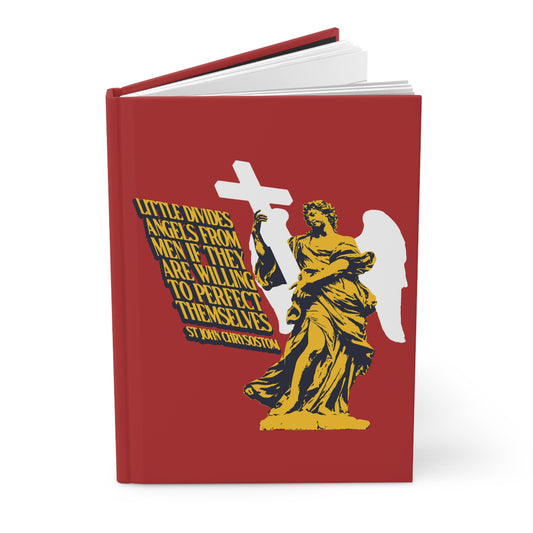 Little Divides Angels from Men (St. John Chrysostom) No. 2 | Orthodox Christian Accessory | Hardcover Journal