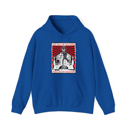 The Day of the Lord Shall Not Be Televised | Jesus Christ Enthroned Iconographic | Second Coming | Revelation | Orthodox Christian Hoodie