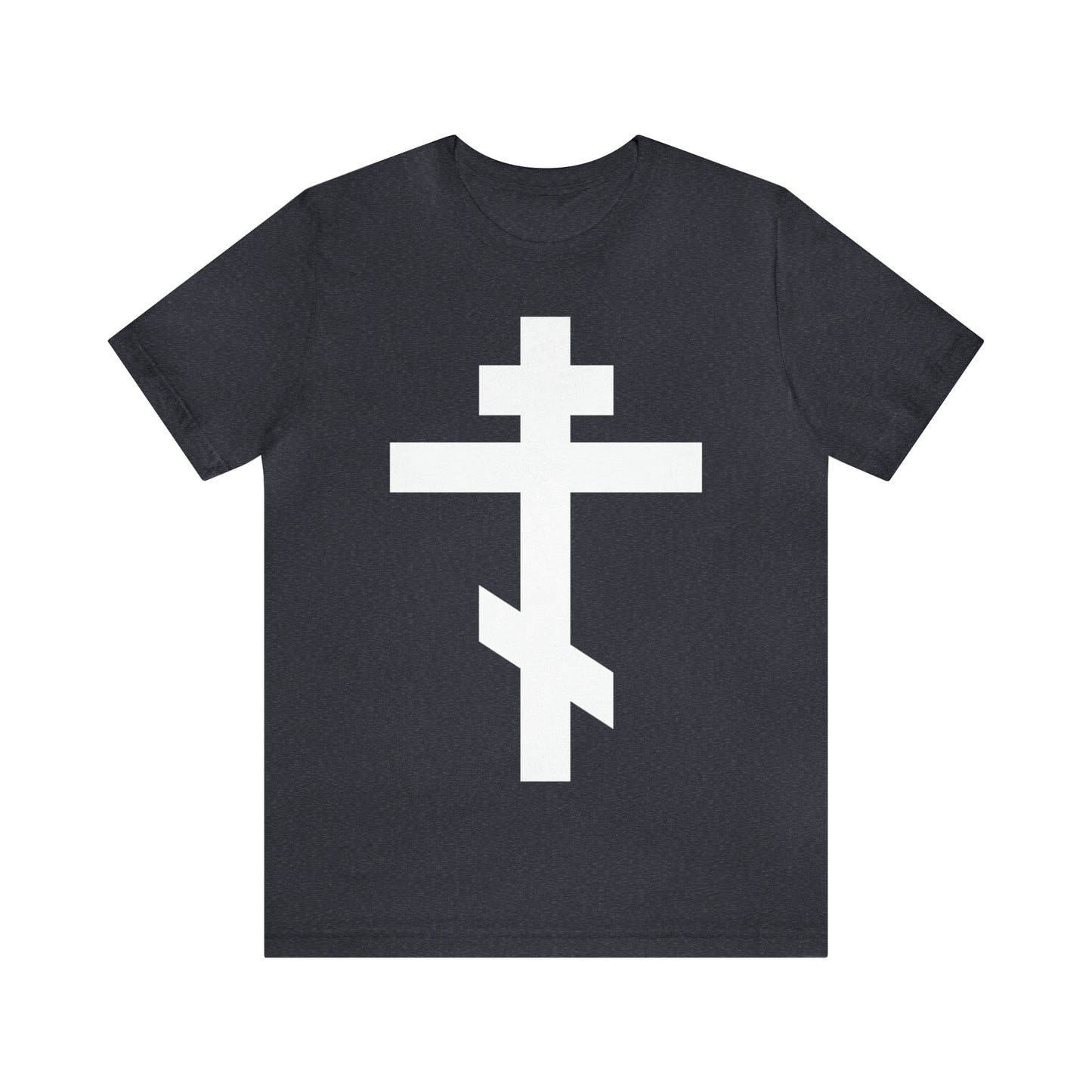 Simple Orthodox Cross (White) No. 1 | Orthodox Christian T-Shirt