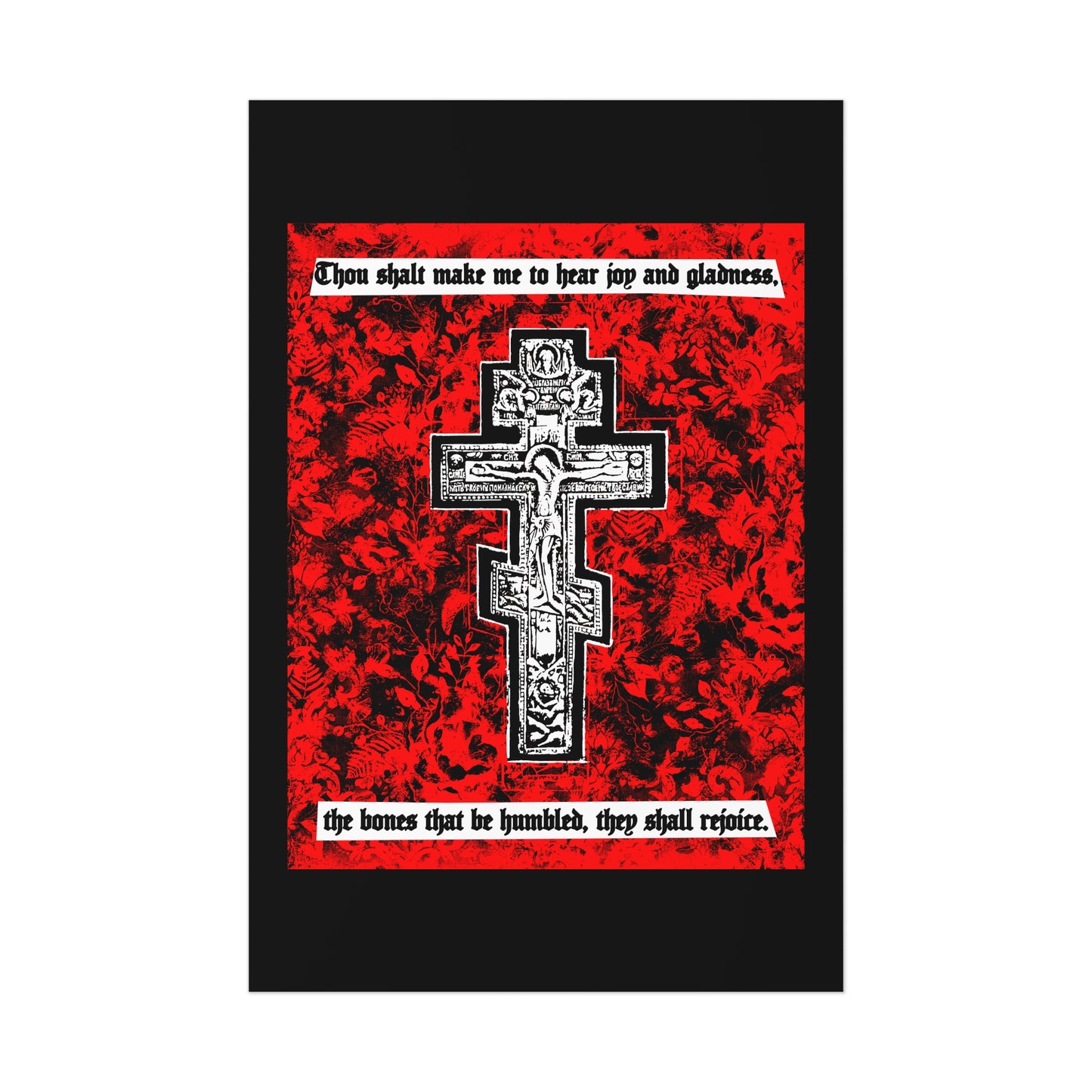 The Bones That Be Humbled (Psalm 50/51) No. 1 | Orthodox Christian Art Poster