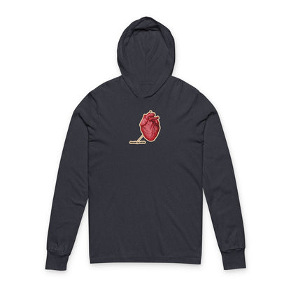 Remember You Will Die Retro Medical Textbook Heart Design | Orthodox Long Sleeve Hooded Shirt