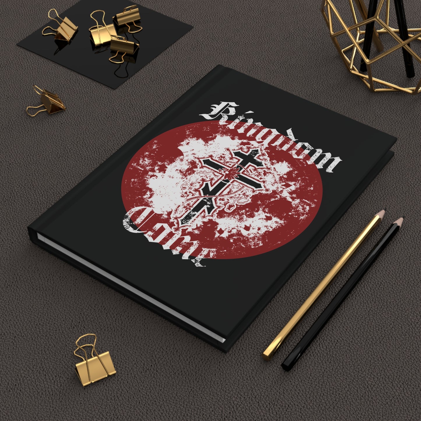 The Kingdom Come Orthodox Christian Hardcover Journal, adorned with a cross and vine, invites quiet reflection—echoing St. Ignatius Brianchaninov’s teachings on remembrance of death and overcoming spiritual death.