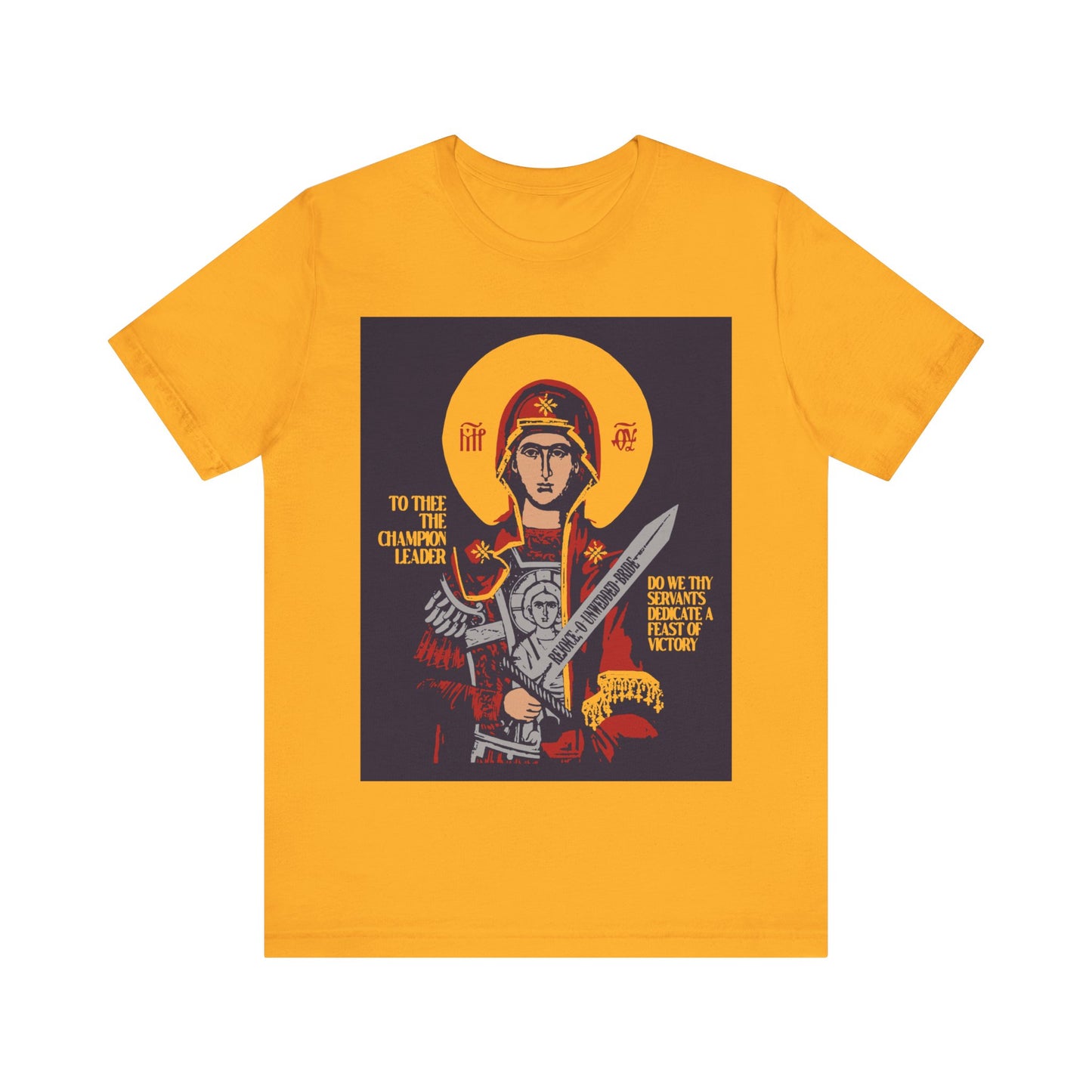 To Thee the Champion Leader No. 1 | Orthodox Christian T-Shirt