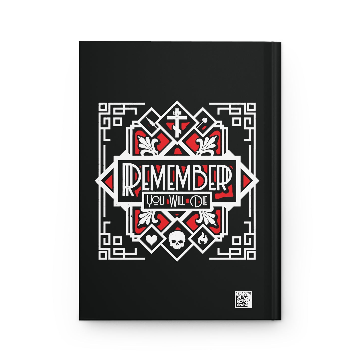 Remember You Will Die: Art Deco Design No.3  | Orthodox Christian Accessory | Hardcover Journal